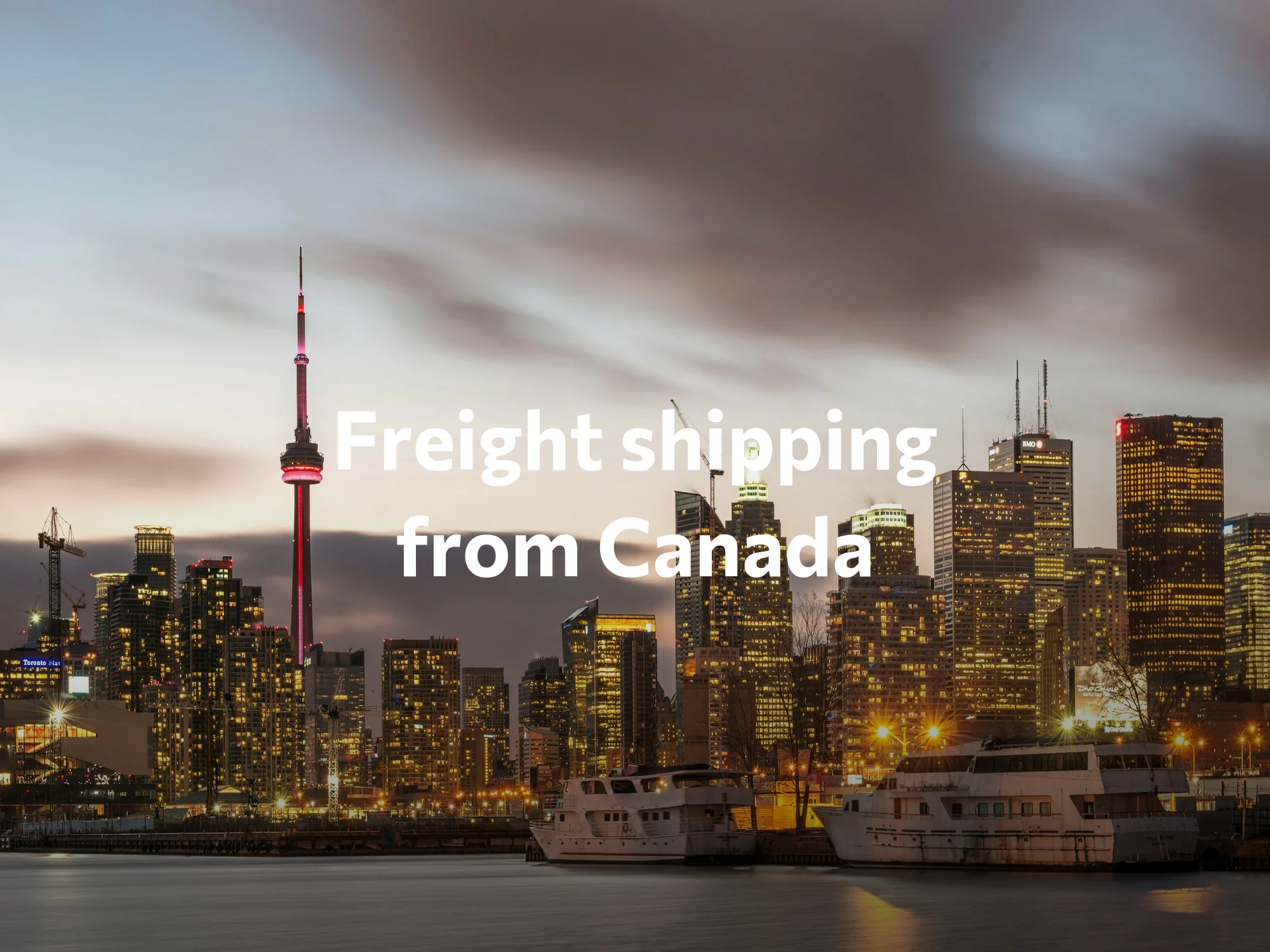 Shipping company from Canada, freight rates for FTL and LTL shipping in Canada
