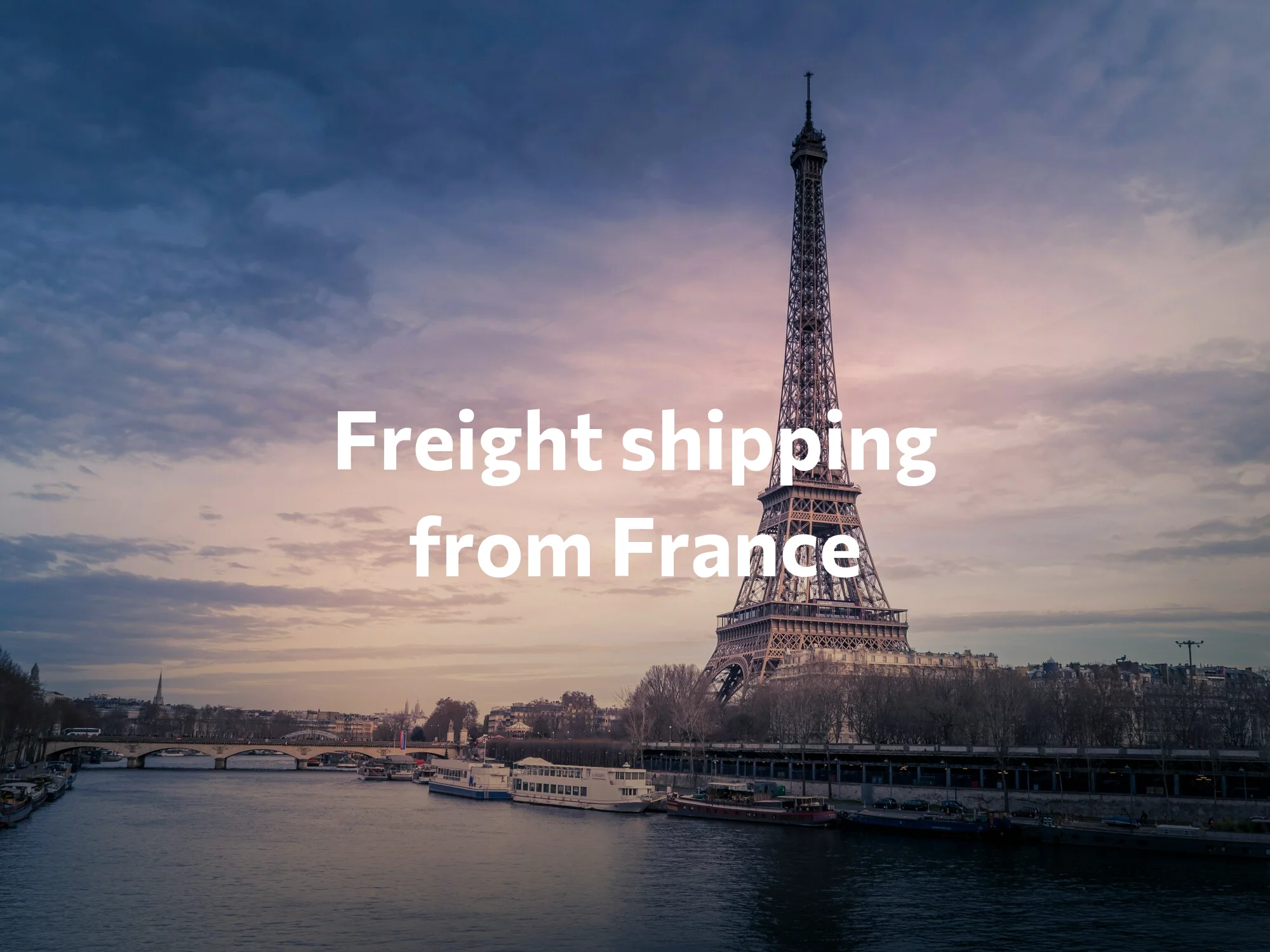 Shipping company from France, freight rates for FTL and LTL shipping in France