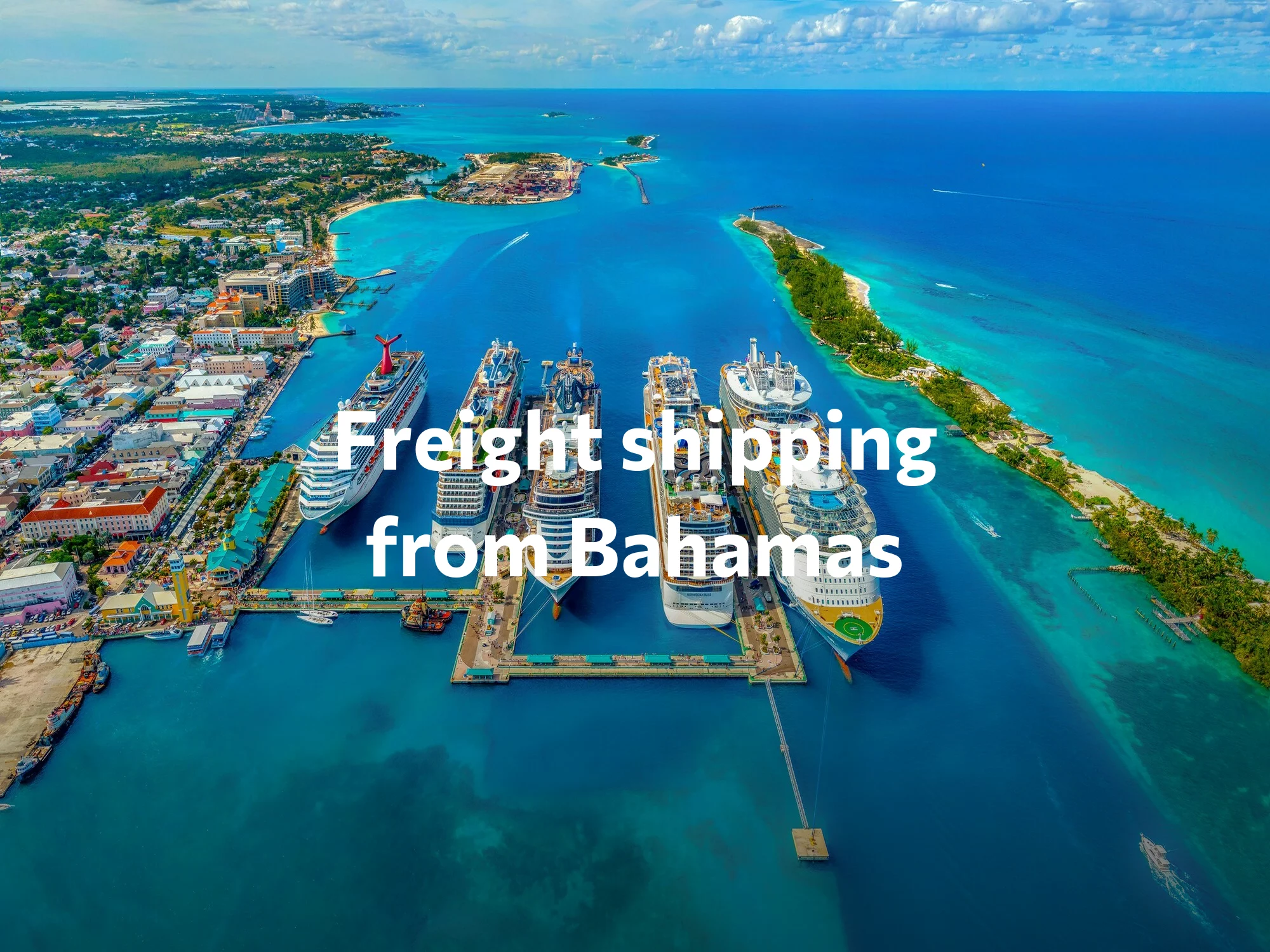 Shipping company from Bahamas, freight rates for FTL and LTL shipping in Bahamas