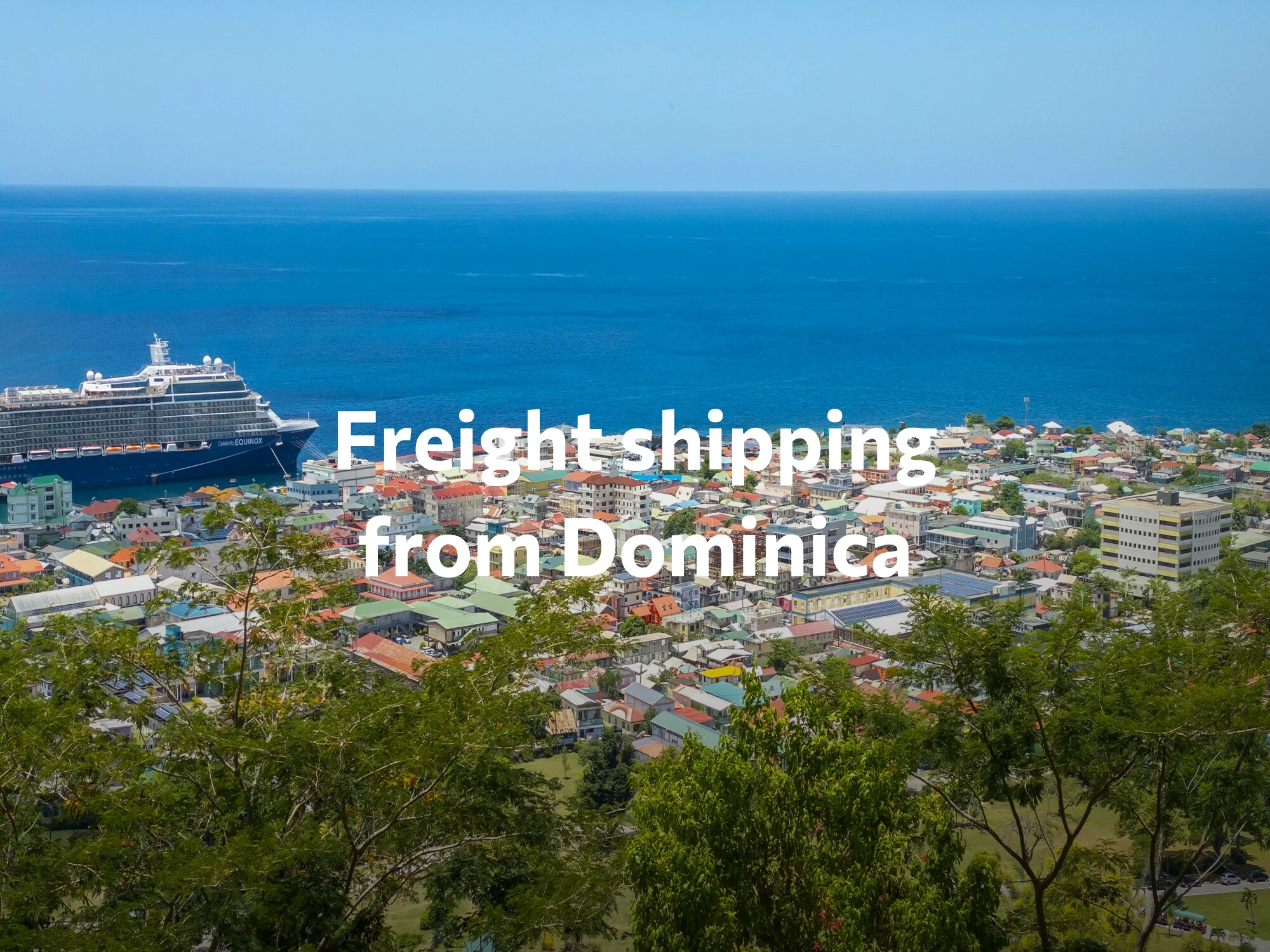 Shipping company from Dominica, freight rates for FTL and LTL shipping in Dominica