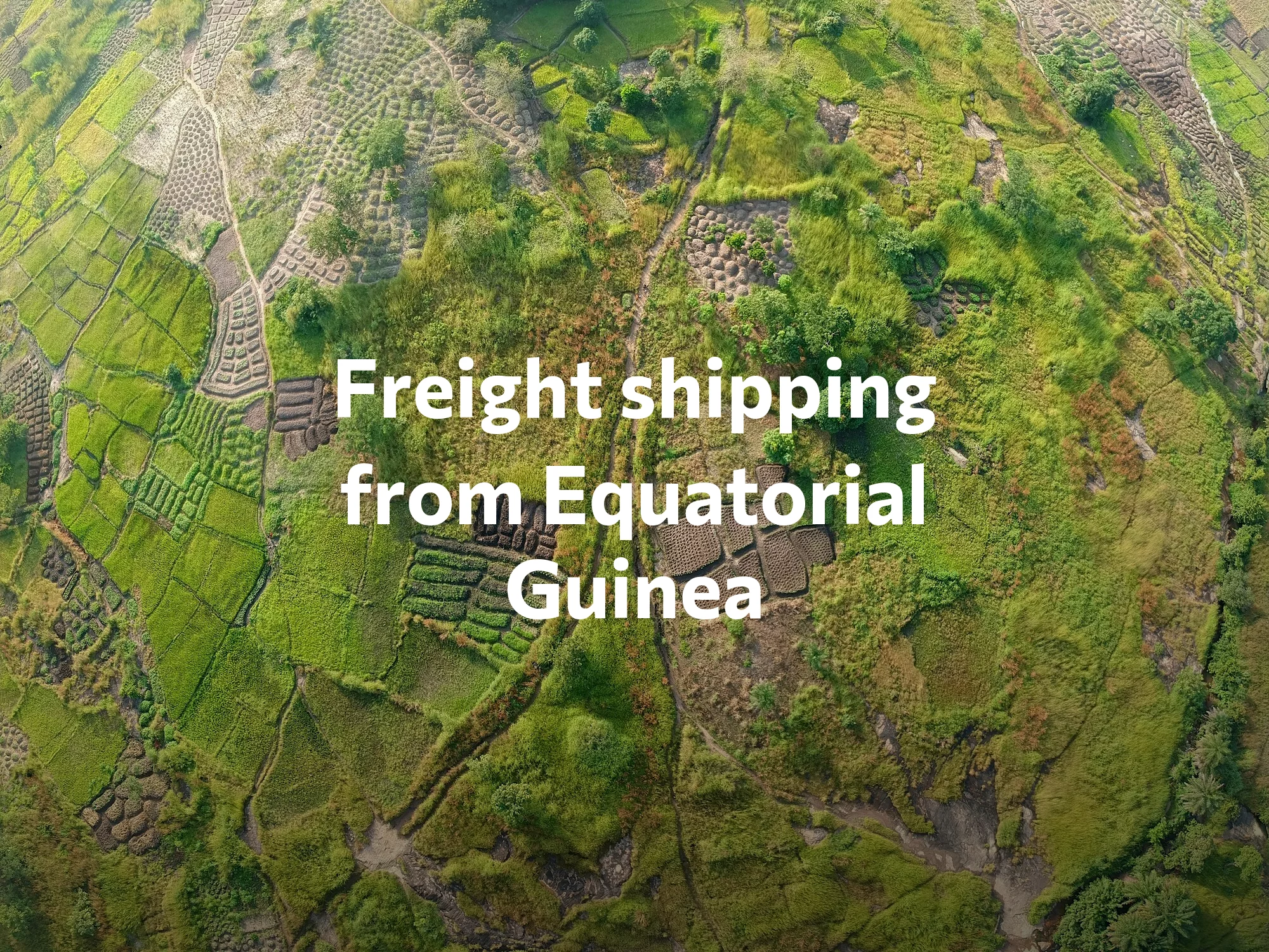 Shipping company from Equatorial Guinea, freight rates for FTL and LTL shipping in Equatorial Guinea