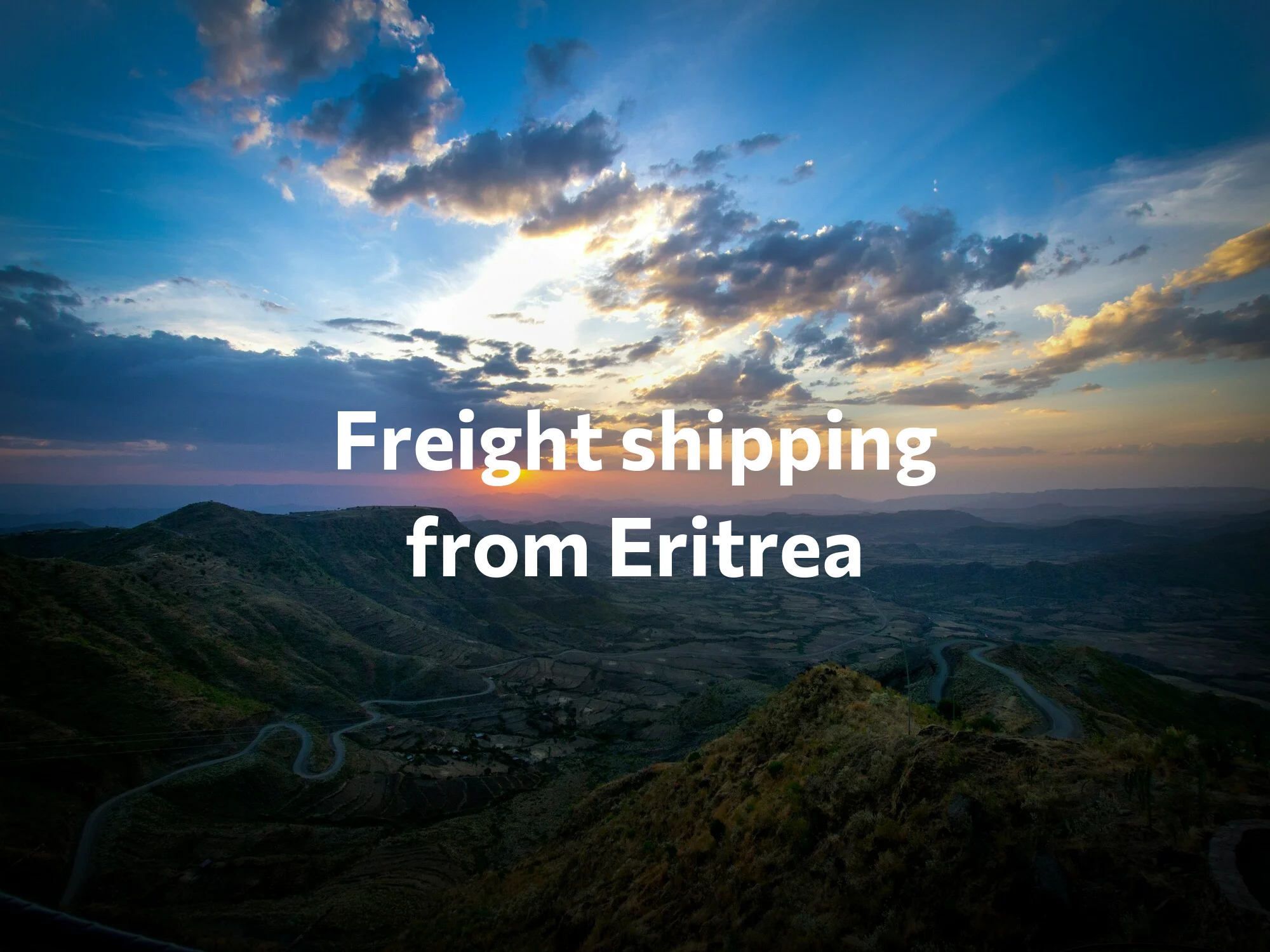 Shipping company from Eritrea, freight rates for FTL and LTL shipping in Eritrea