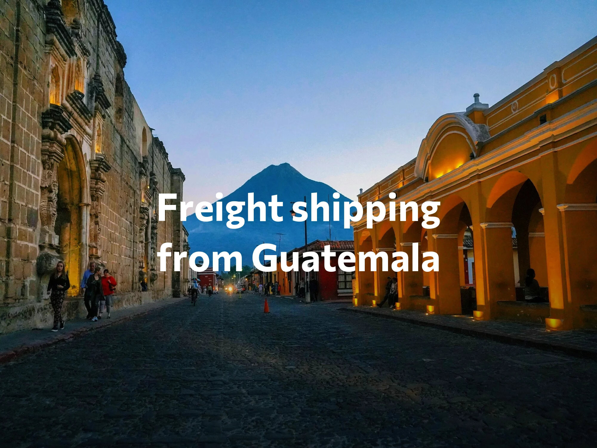 Shipping company from Guatemala, freight rates for FTL and LTL shipping in Guatemala