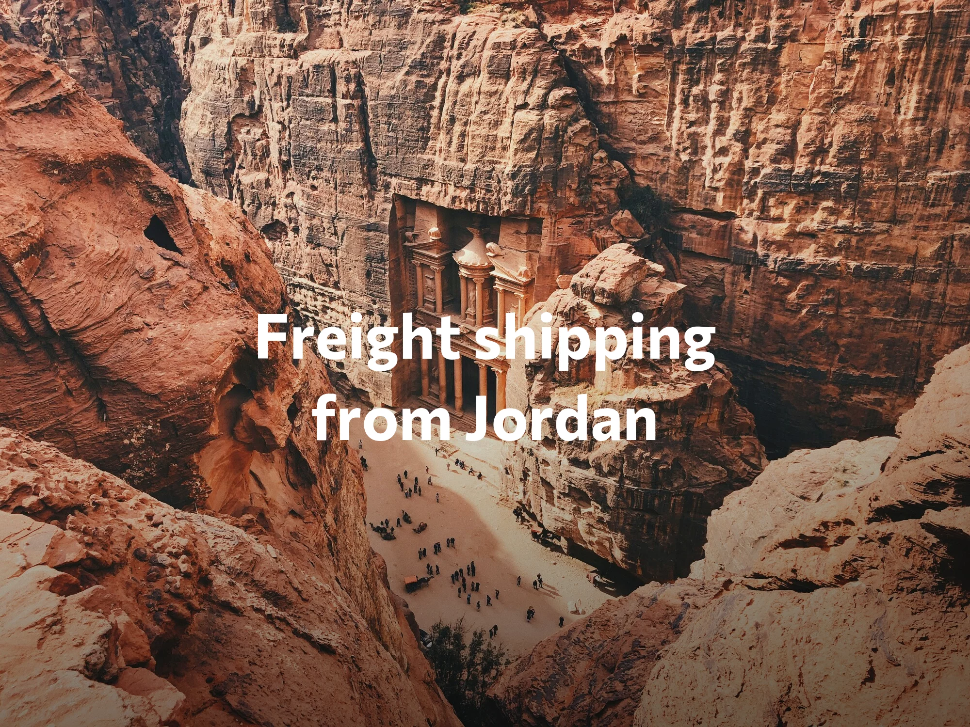 Shipping company from Jordan, freight rates for FTL and LTL shipping in Jordan
