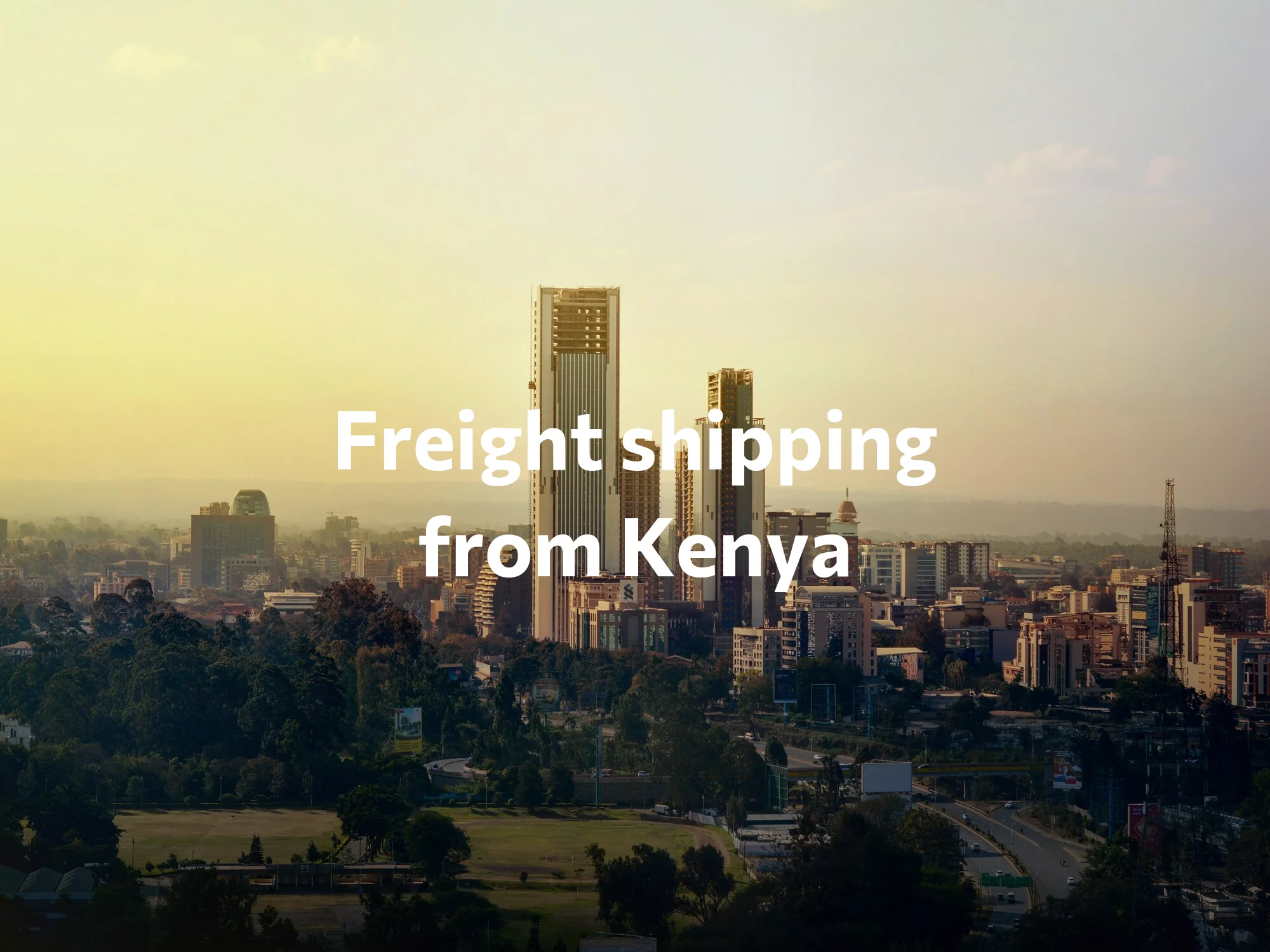 Shipping company from Kenya, freight rates for FTL and LTL shipping in Kenya