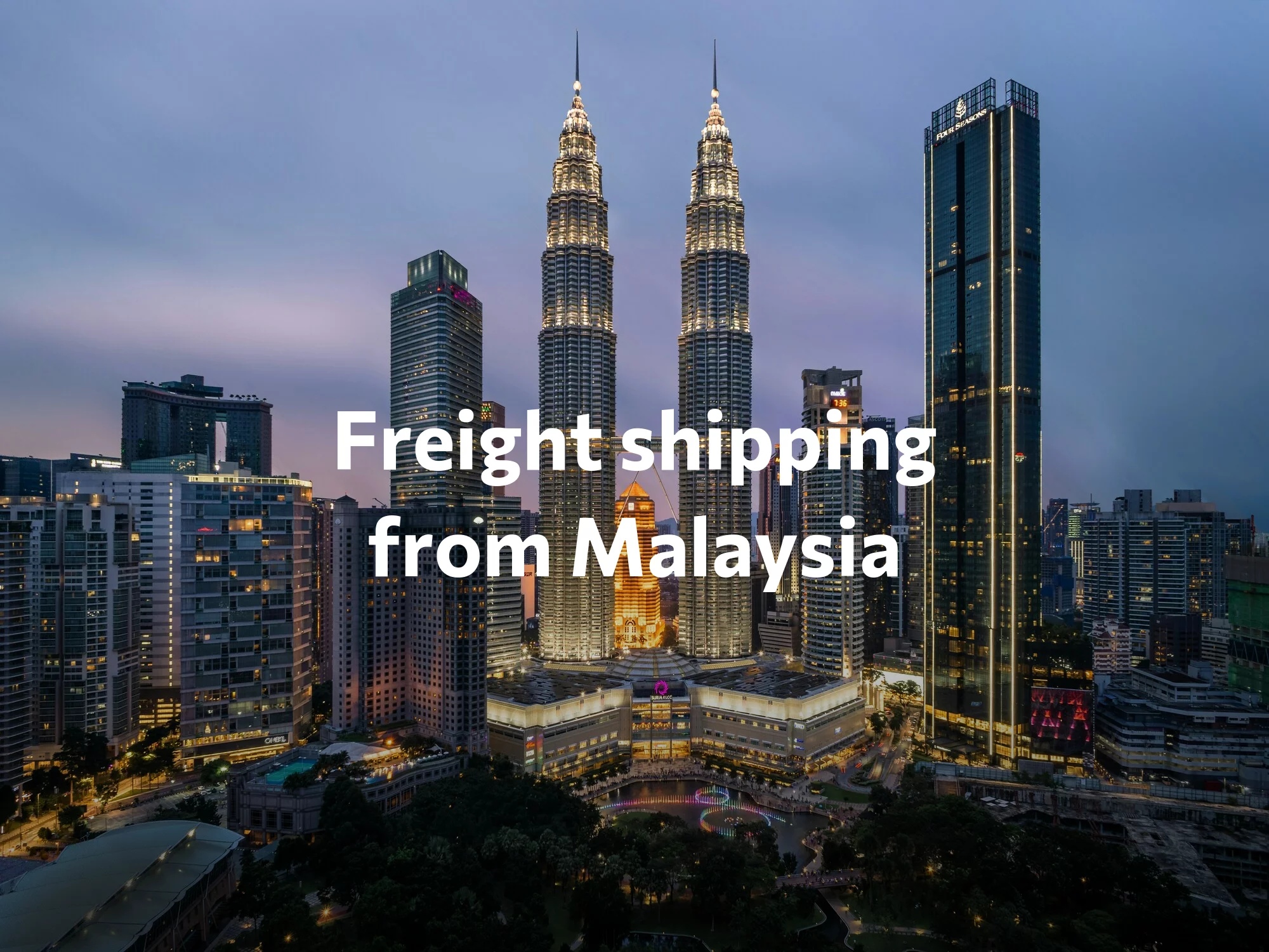 Shipping company from Malaysia, freight rates for FTL and LTL shipping in Malaysia