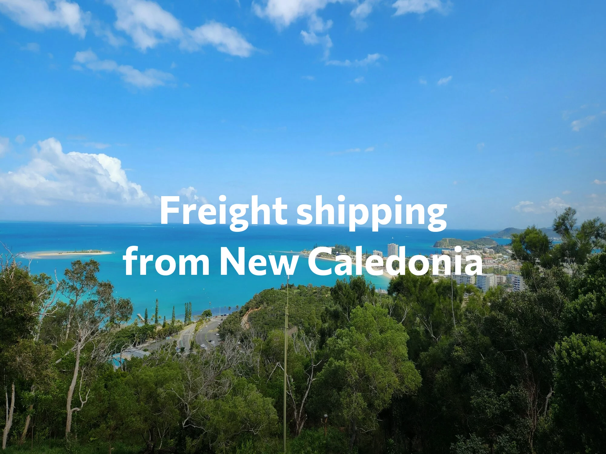 Shipping company from New Caledonia, freight rates for FTL and LTL shipping in New Caledonia