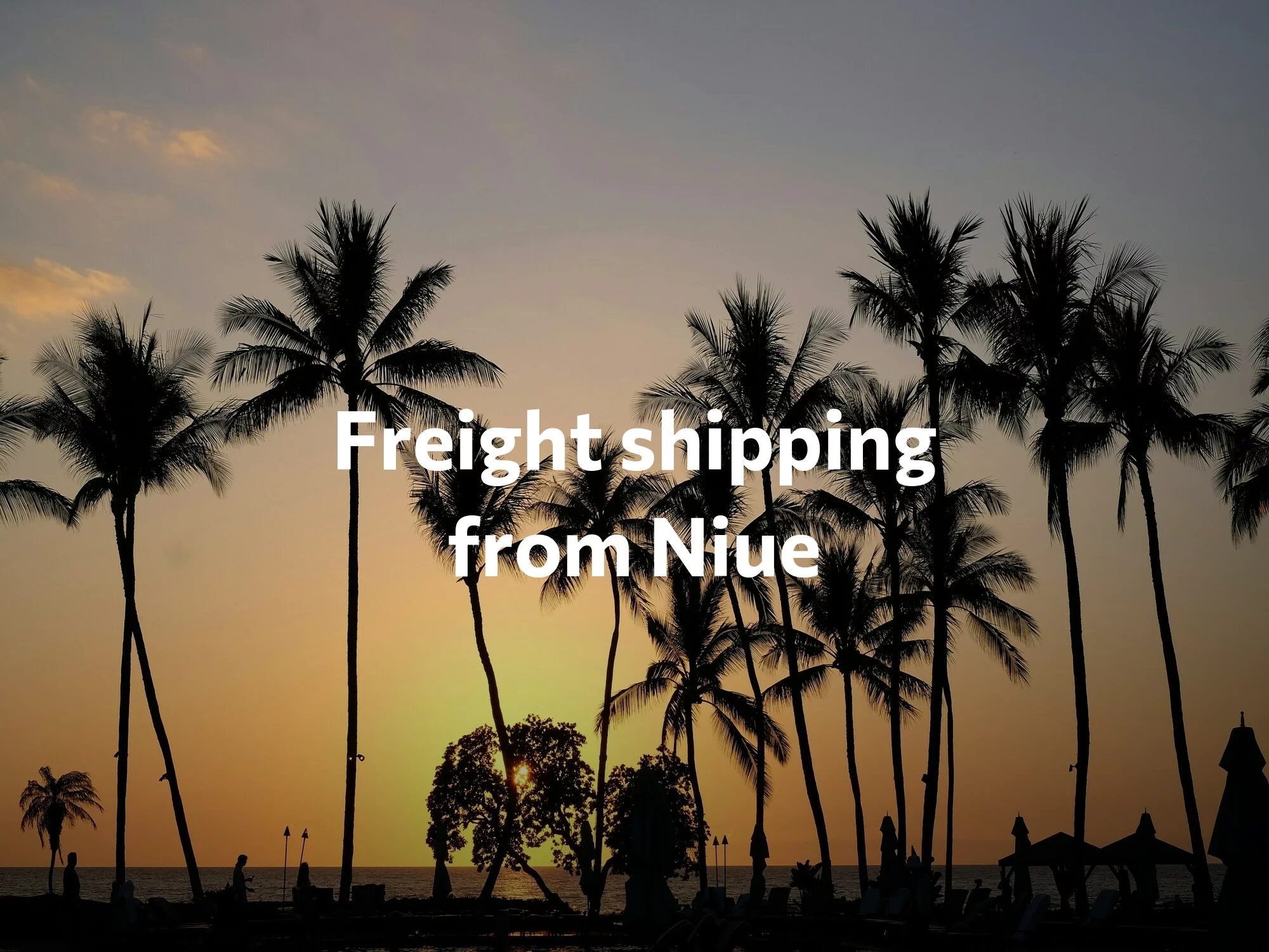 Shipping company from Niue, freight rates for FTL and LTL shipping in Niue