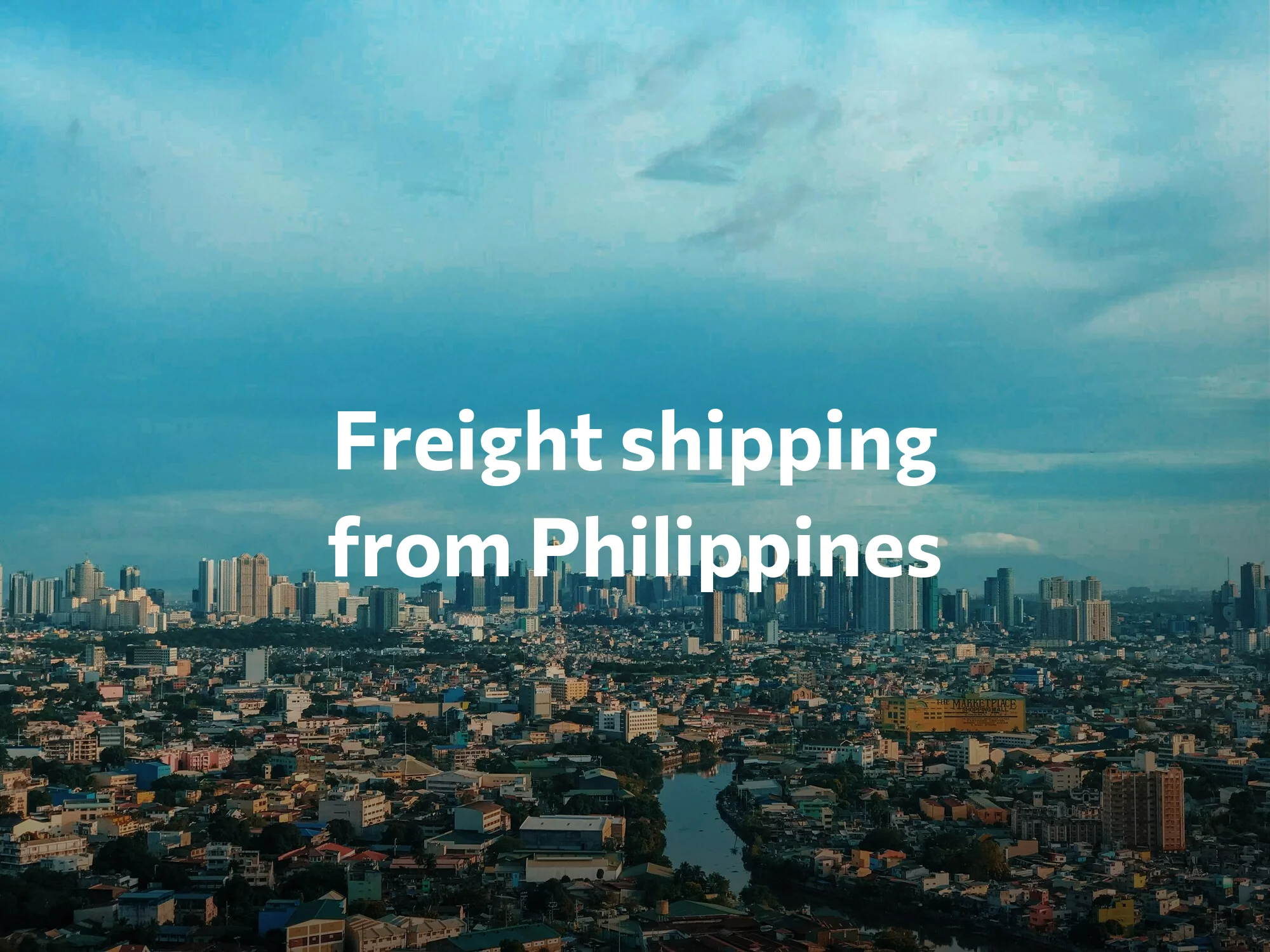 Shipping company from Philippines, freight rates for FTL and LTL shipping in Philippines