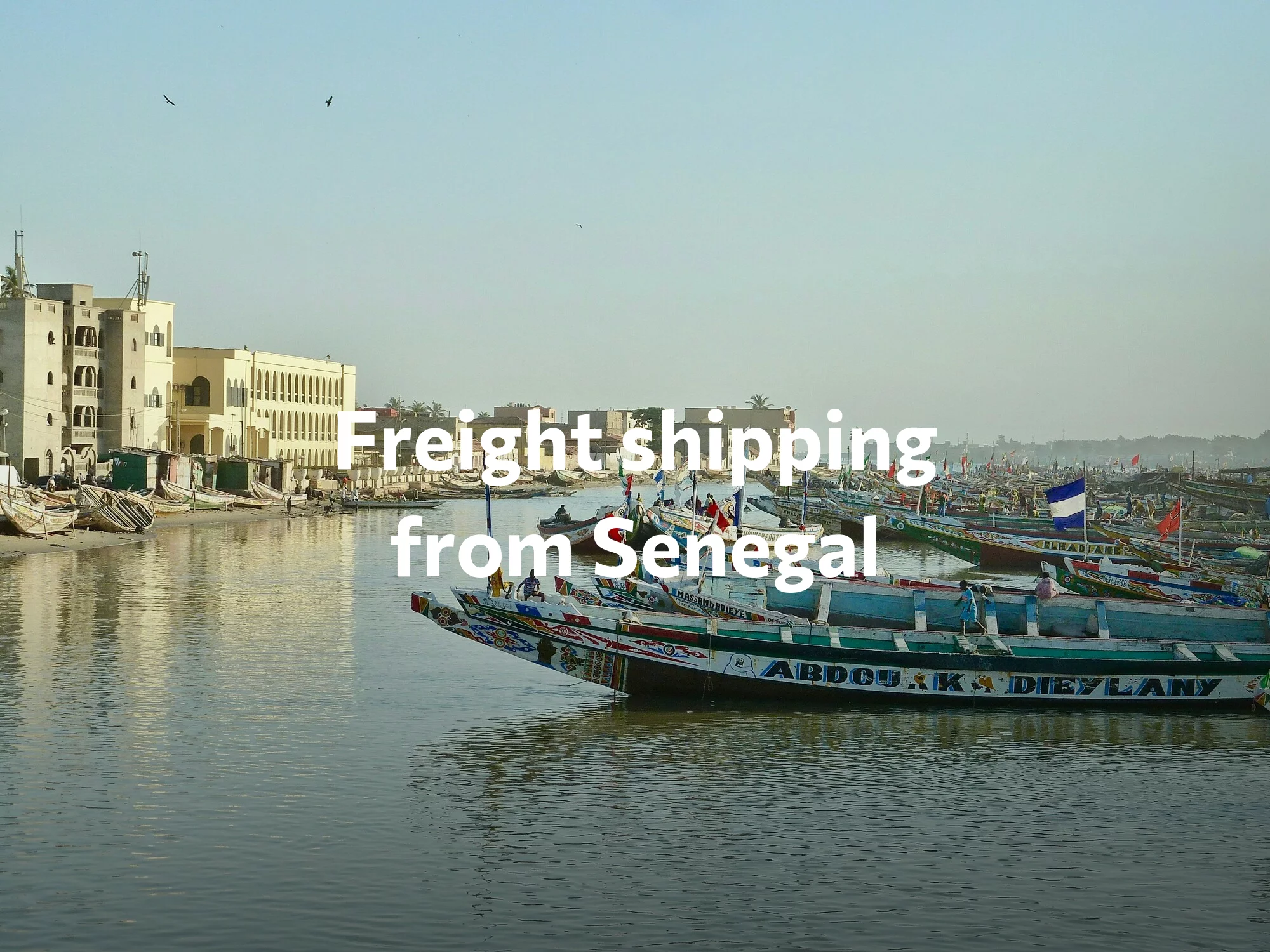Shipping company from Senegal, freight rates for FTL and LTL shipping in Senegal