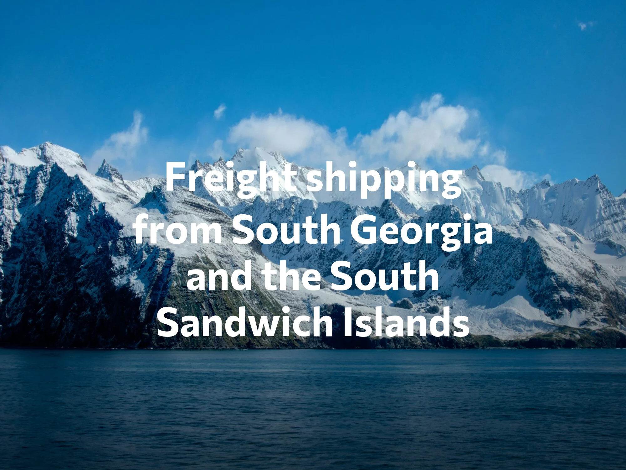 Shipping company from South Georgia and the South Sandwich Islands