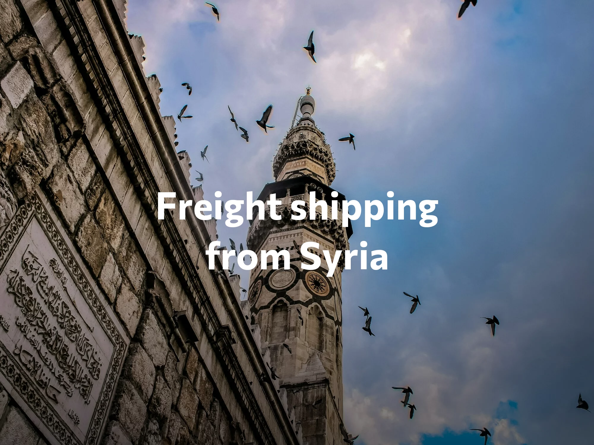 Shipping company from Syria, freight rates for FTL and LTL shipping in Syria