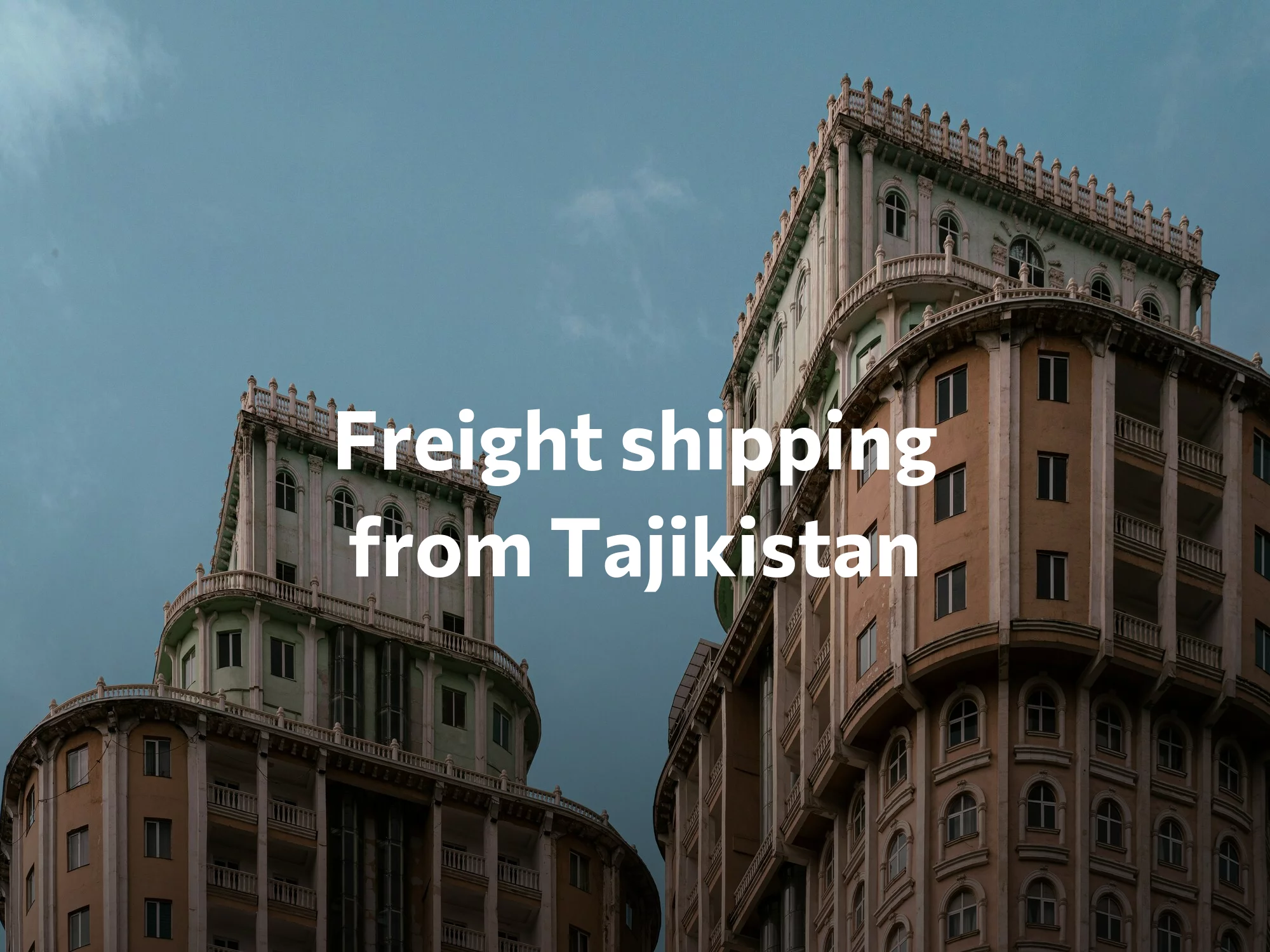 Shipping company from Tajikistan, freight rates for FTL and LTL shipping in Tajikistan