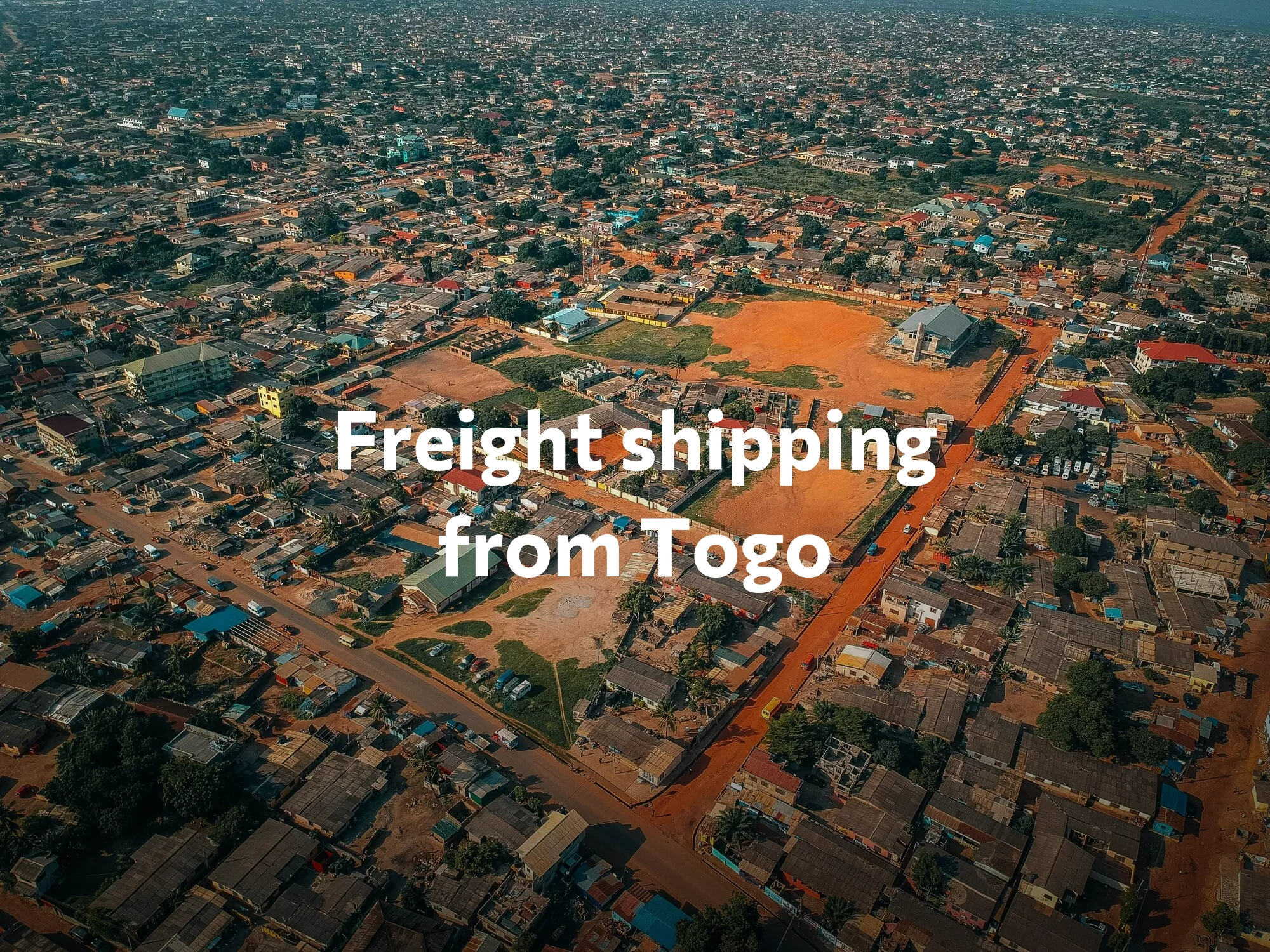 Shipping company from Togo, freight rates for FTL and LTL shipping in Togo
