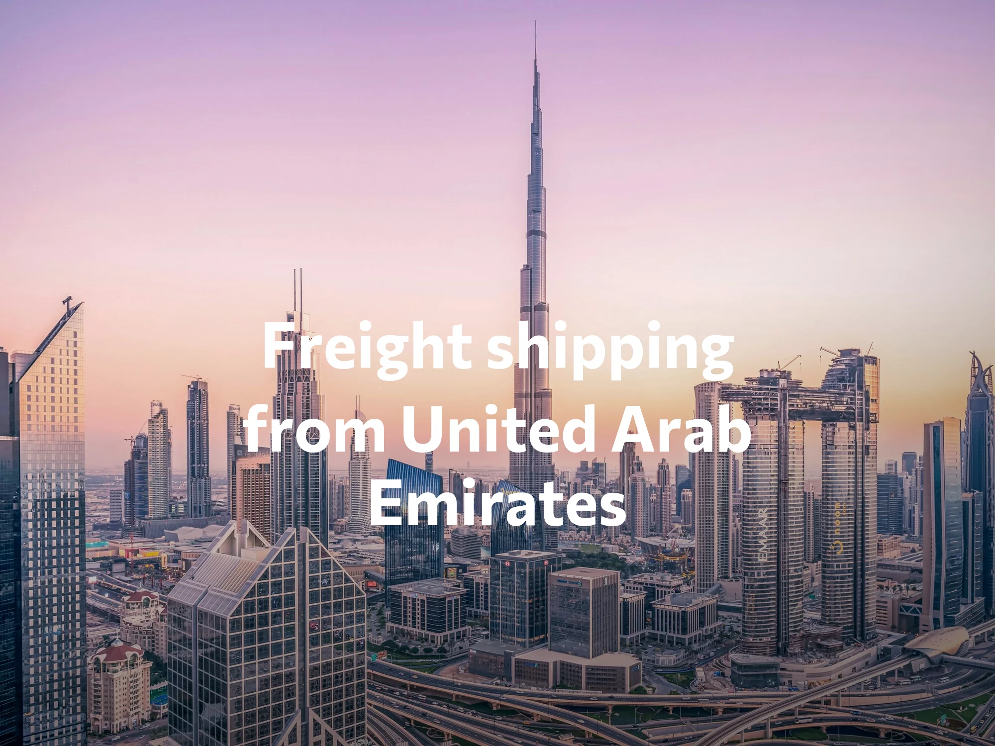 Shipping company from United Arab Emirates, freight rates for FTL and LTL shipping in United Arab Emirates