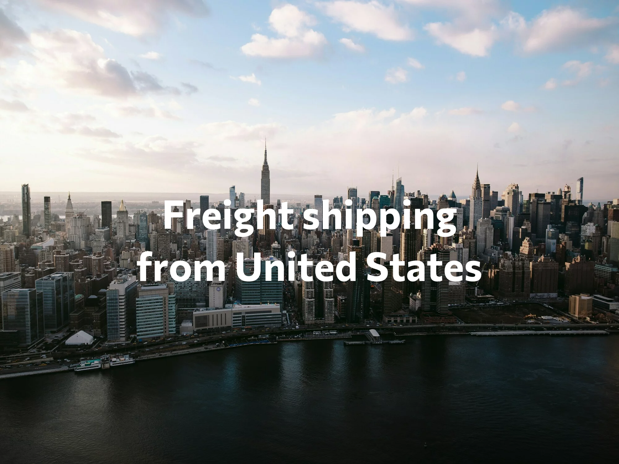 Shipping company from United States, freight rates for FTL and LTL shipping in United States
