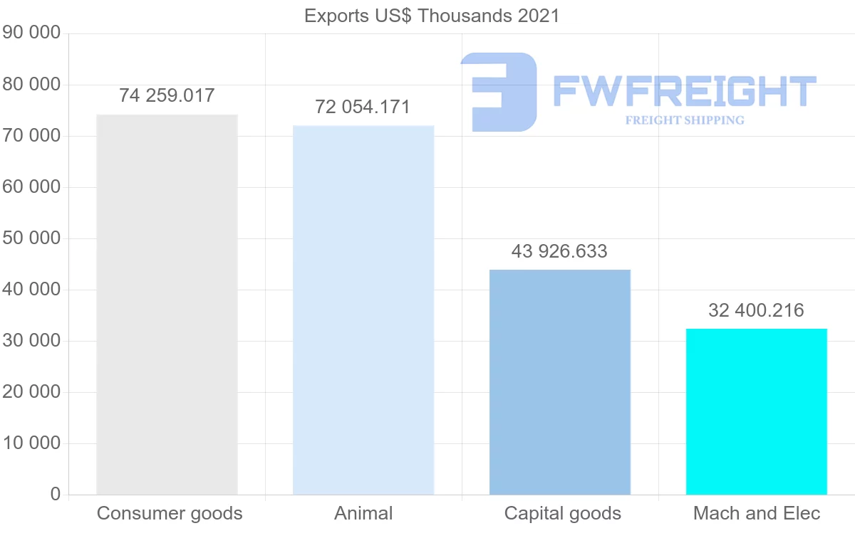 Shipping company from New Zealand to Chile