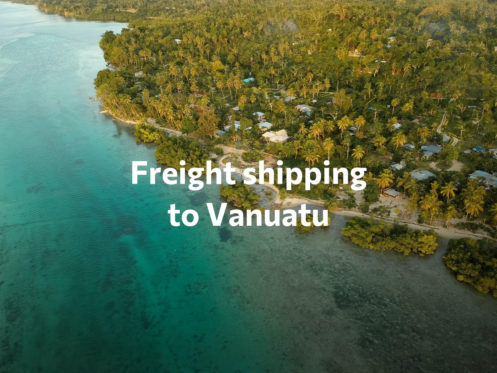 Shipping company to Solomon Islands, freight rates for FTL and LTL shipping in Solomon Islands